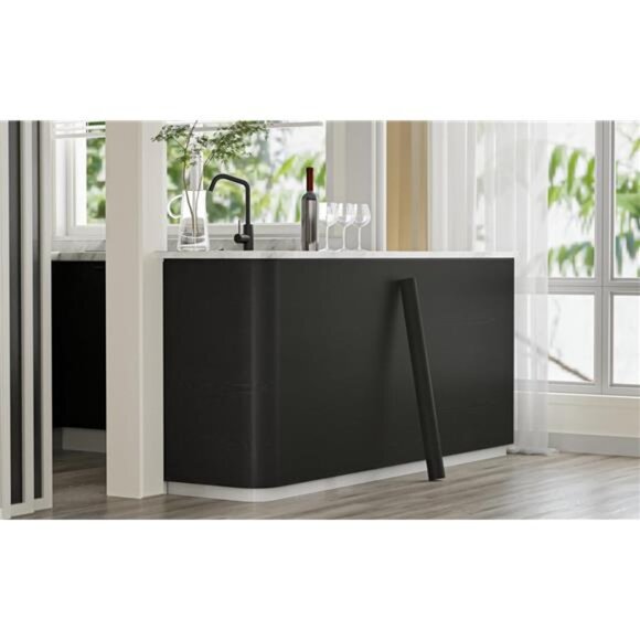 Black Wood Contact Paper - 23.6 x 196 Inches - Self-Adhesive, Removable - Picture 2 of 7